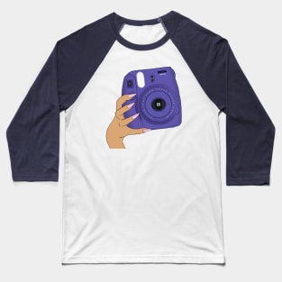 Purple Instax Baseball T-Shirt